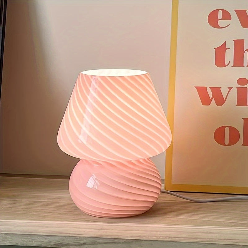 Murano Glass Mushroom Lamp
