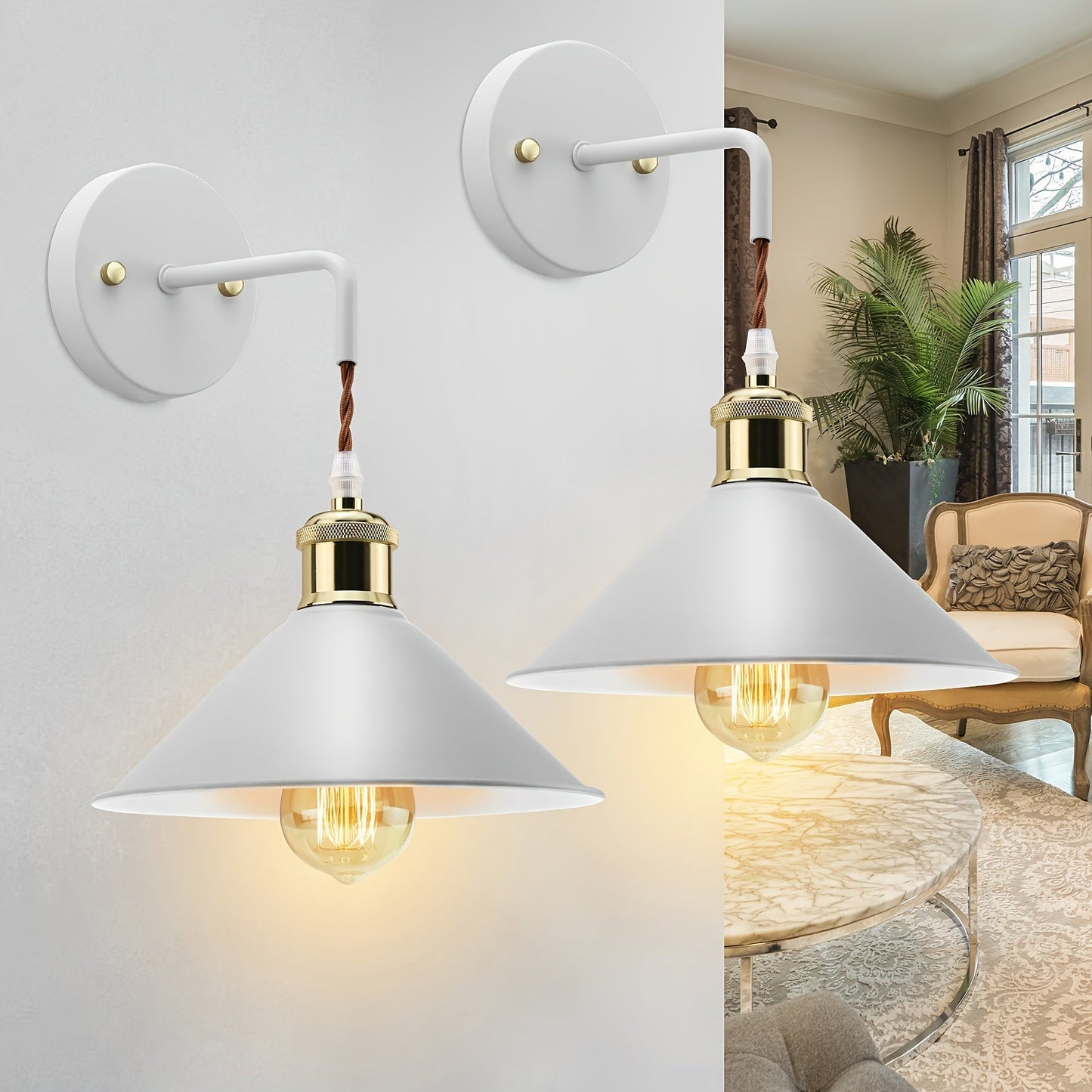 Oil-Rubbed Metal Wall Sconce
