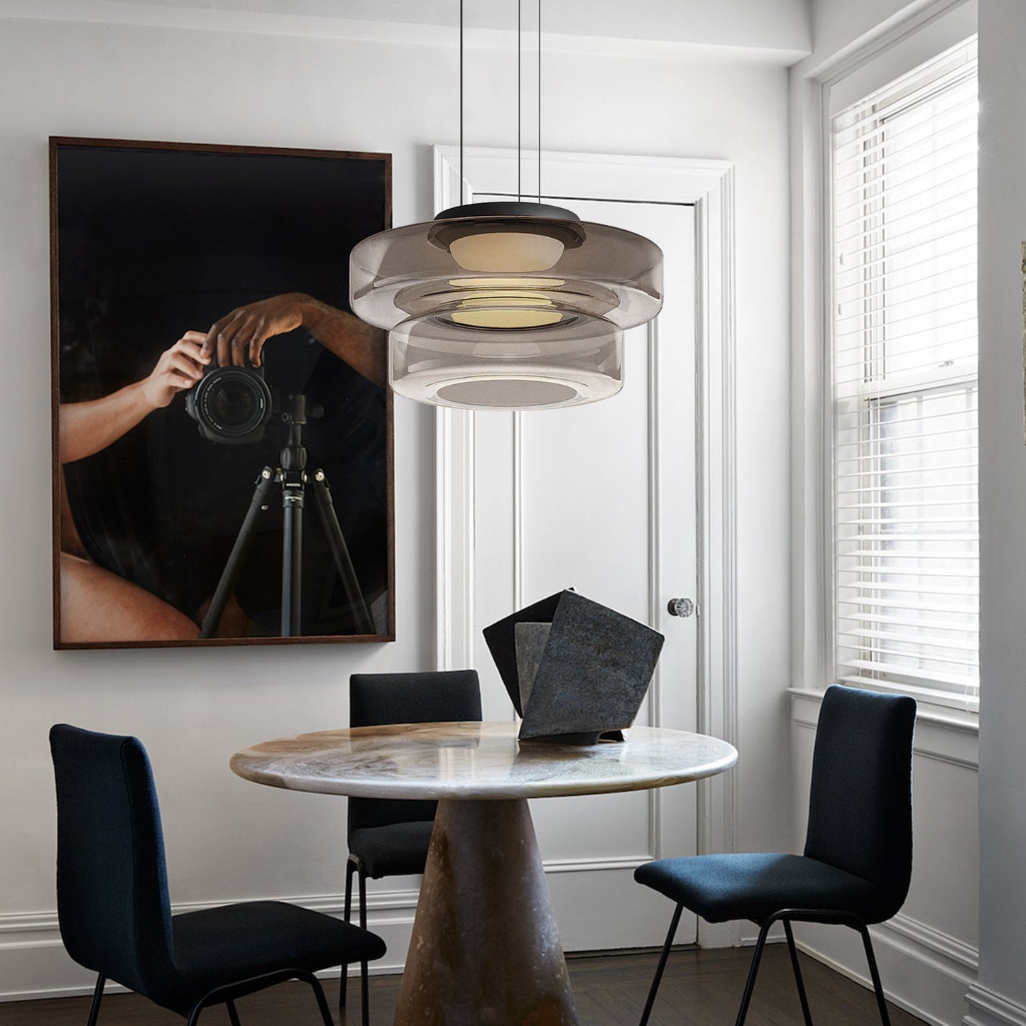 Bauhaus Glass Pendant Lamp