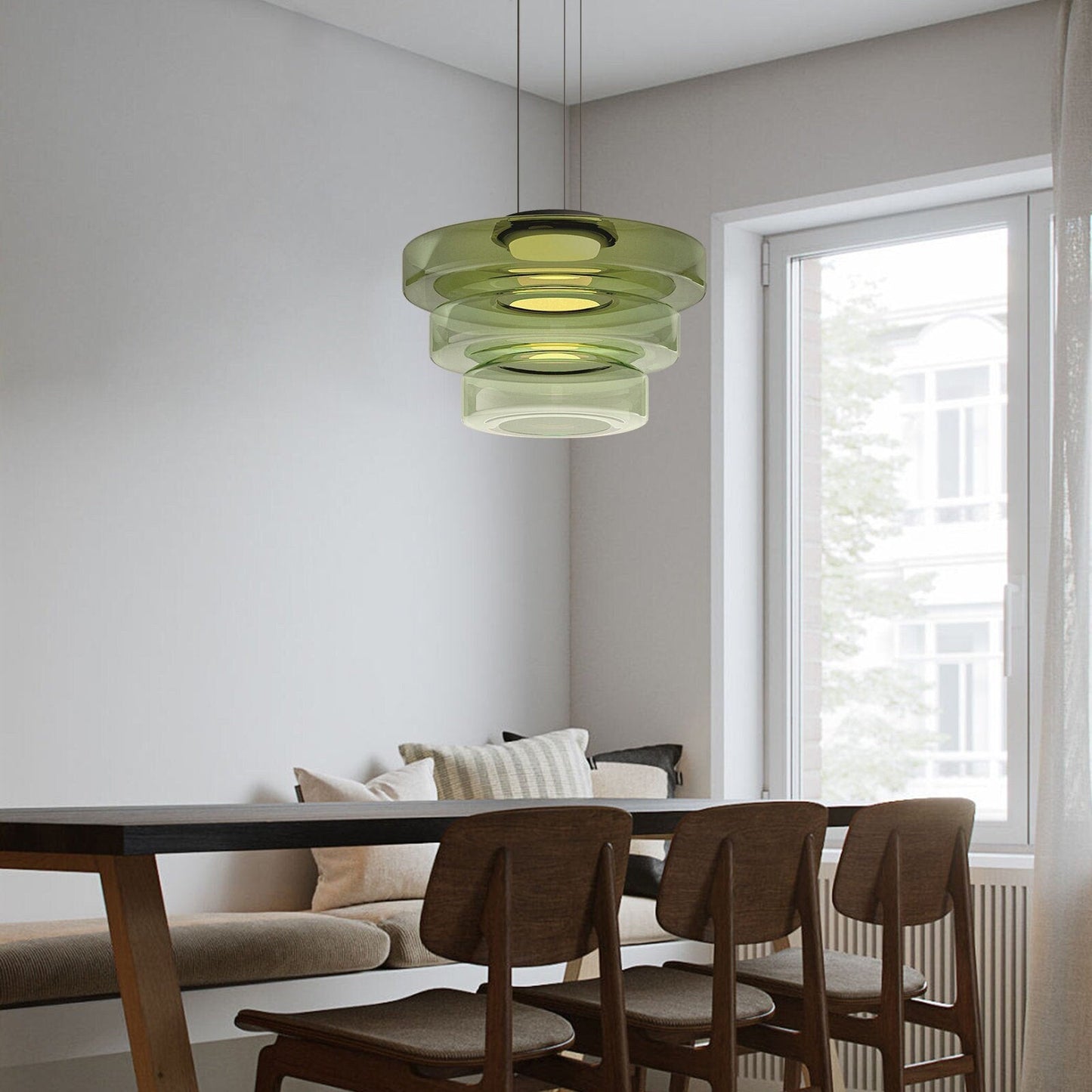 Bauhaus Glass Pendant Lamp