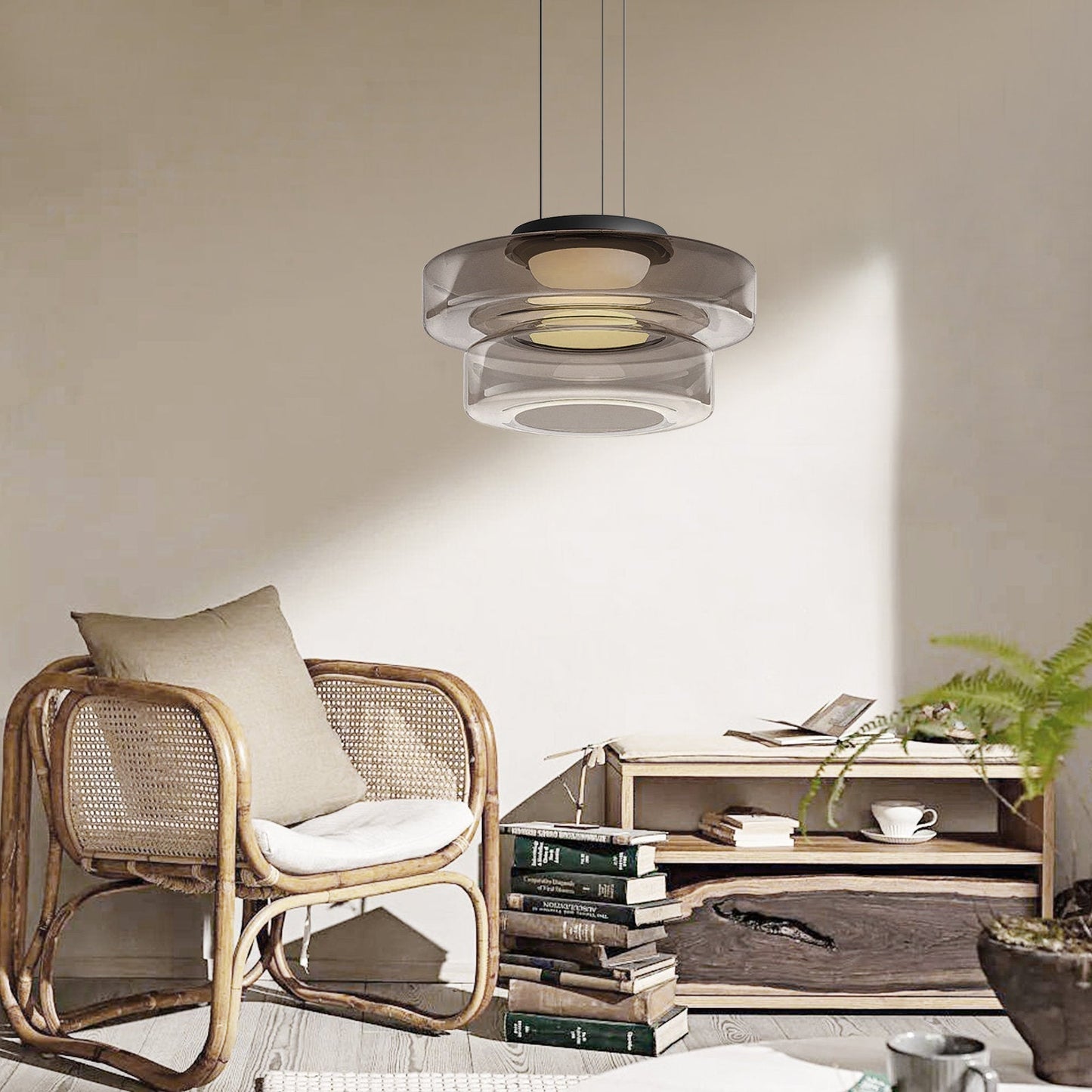 Bauhaus Glass Pendant Lamp