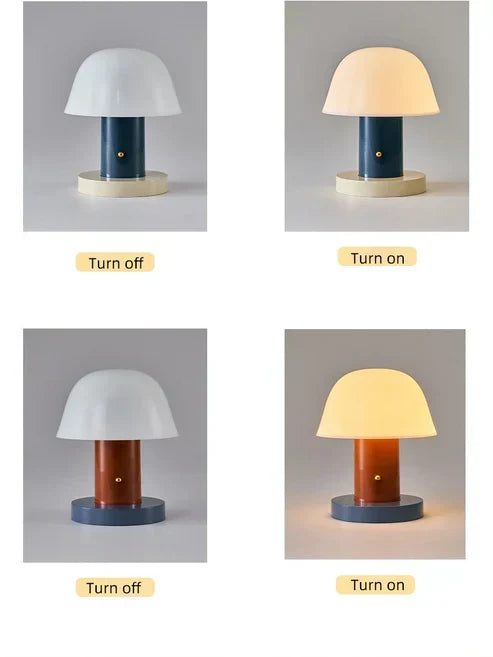 Mushroom Rechargeable Table Lamp