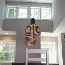 Handcrafted Wooden Pendant Light