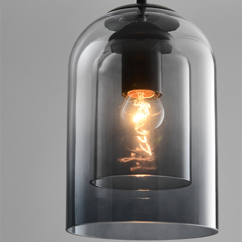 Coloured Glass Pendant Light